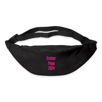 Proud Dad 2024 – for new fathers - Bum bag - black - Front