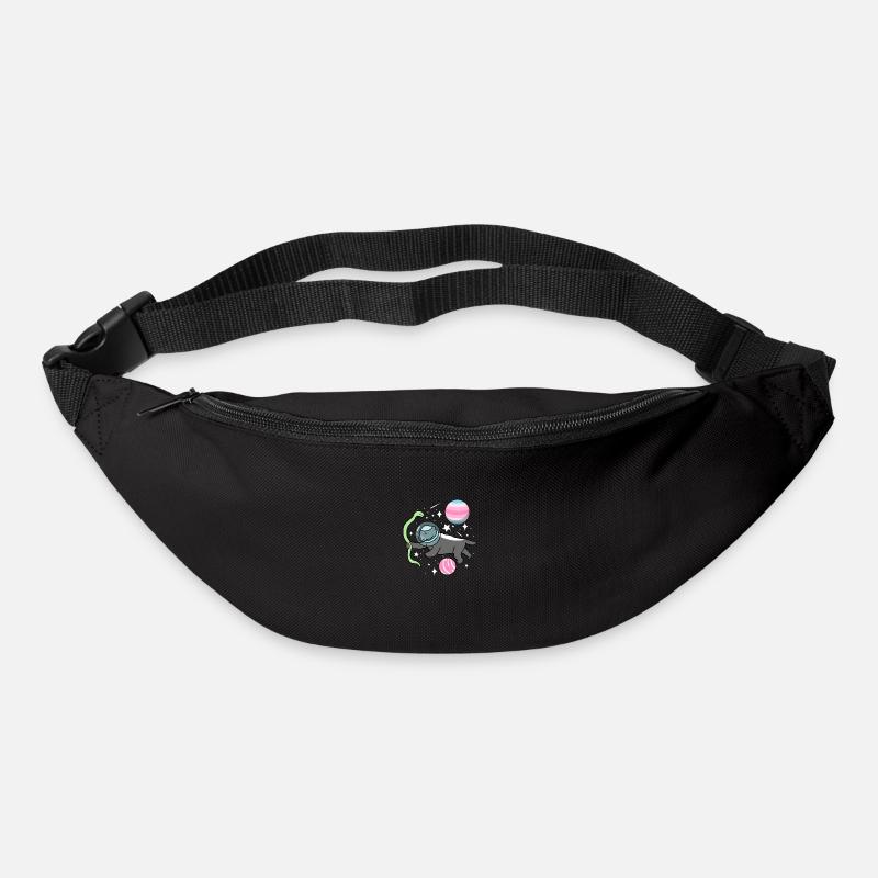 Honigdachs Astronaut Transfeminin - Gürteltasche - Schwarz