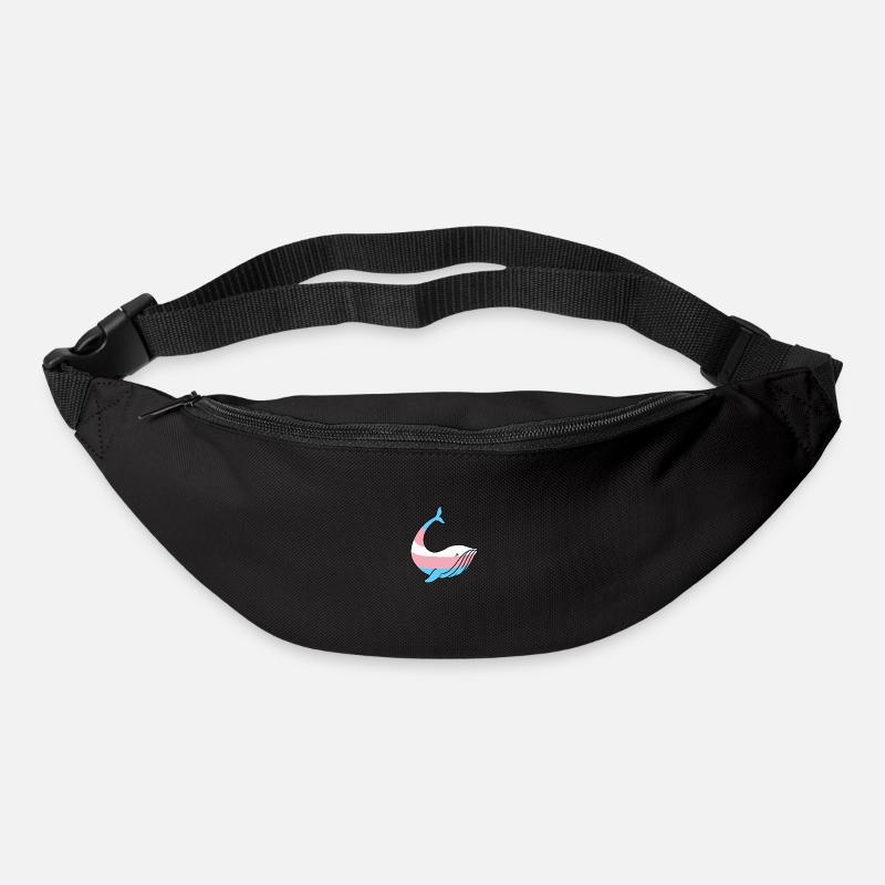 Walfisch Trans Pride - Gürteltasche - Schwarz