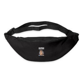 Ich spiele Darts Dartspieler Dart - Gürteltasche - Schwarz - Vorne