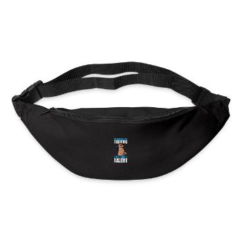 Talent Federball Badminton Badmintonspieler - Gürteltasche - Schwarz - Vorne