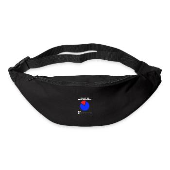 Auch ja aber in rot Heiratsantrag Hochzeitsantrag - Gürteltasche - Schwarz - Vorne