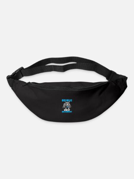 Der Wille Bodybuilding Bodybuilder Gym Kraftsport - Gürteltasche - Schwarz