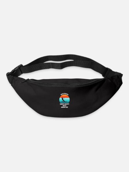 Wasserskier Wasserski Wasserskifahrer - Gürteltasche - Schwarz