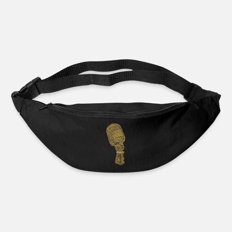 Tribal Old school Microphone - Bum bag - black