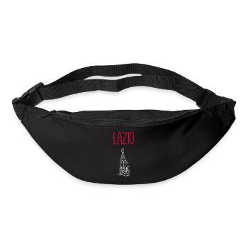 Lazio Wine &amp; Pasta Illustration - Bum bag - black - Front