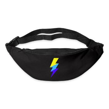 TriColor Neon Beam - Bum bag - black - Front