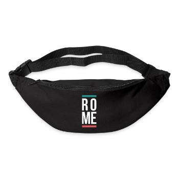 Rome City Bold Typography-Design - Gürteltasche - Schwarz - Vorne