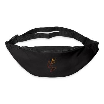 Kitesurf Hommes Kitesurf Femmes Kiting - Sac banane - noir - Devant