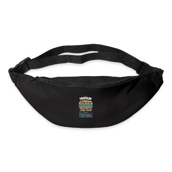TRIATHLON EASY THEY'D CALL IT FOOTBALL Geschenke - Gürteltasche - Schwarz - Vorne
