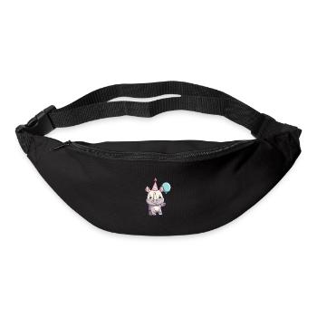 Rhino Birthday Baby - Bum bag - black - Front