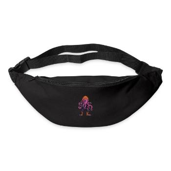 Oktopus Lustig Winter - Gürteltasche - Schwarz - Vorne