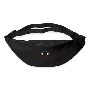 Problem Schwimmer Mittelfinger - Gürteltasche - Schwarz - Vorne
