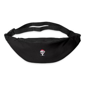 Panda Christmas Cute - Bum bag - black - Front