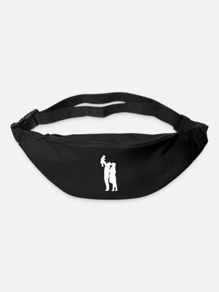 Famille Papa Maman - Sac banane - noir