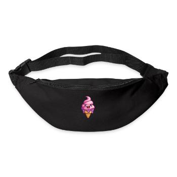Smiling Ice Cream Creation - Bum bag - black - Front