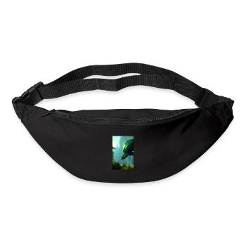 Extraterrestre | OVNI | Vaisseau spatial | PAU | étranger - Sac banane - noir - Devant