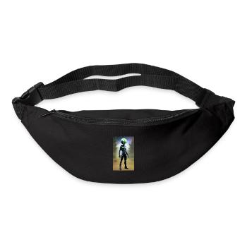 Extraterrestre | OVNI | Vaisseau spatial | PAU | étranger - Sac banane - noir - Devant