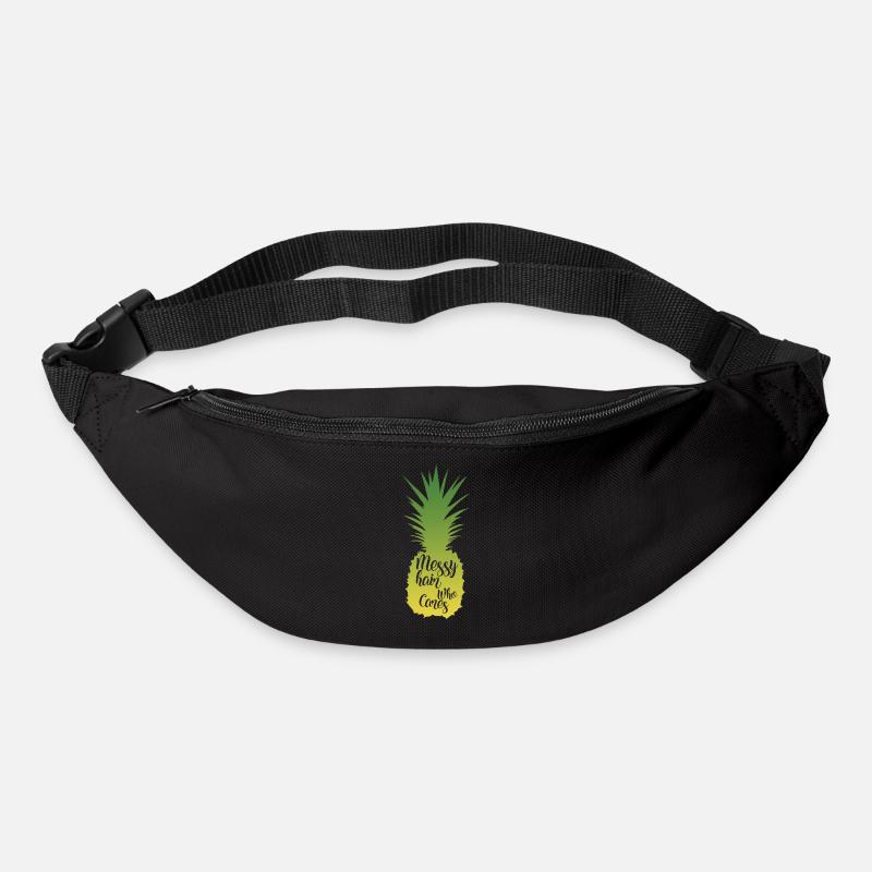 MESSY CHEVEUX WHO CARES - Sac banane - noir