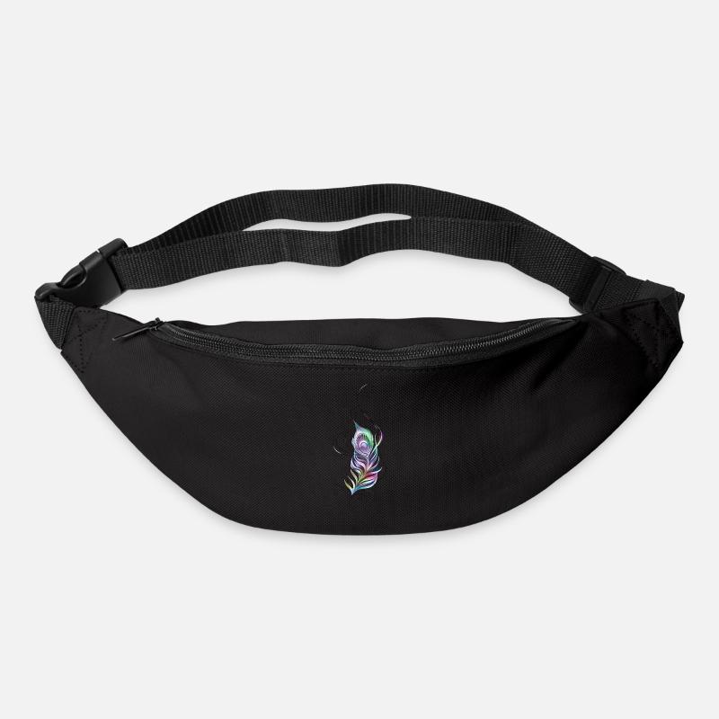 Feder - Gürteltasche - Schwarz