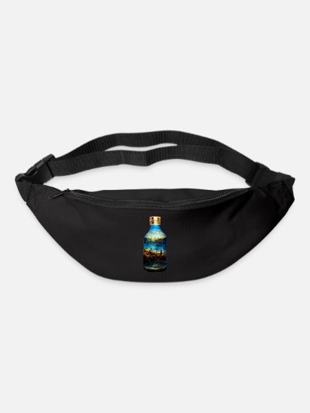 A world in a bottle - Bum bag - black