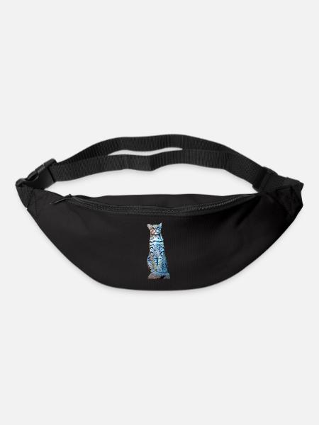 Ozelot - Gürteltasche - Schwarz