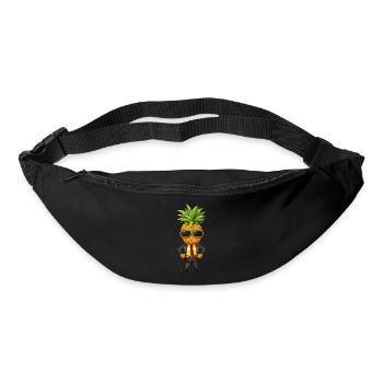 Gangster Pineapple with Sunglasses Cool Design - Bum bag - black - Front