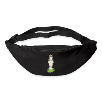 Chess Piece Queen Chess - Bum bag - black - Front