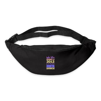 Poubelle 2012 - Sac banane - noir - Devant