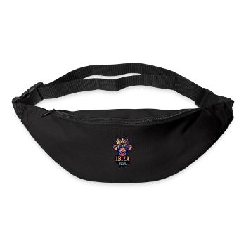 Ibiza 2024 Singe de fête - Sac banane - noir - Devant