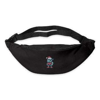 Nashorn Weihnachten X-Mas - Gürteltasche - Schwarz - Vorne