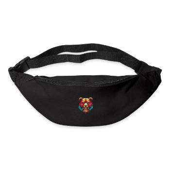 Mama Bear and Bear Child - Bum bag - black - Front