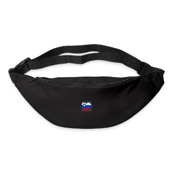 Cœur slovène Slovénie - Sac banane - noir - Devant
