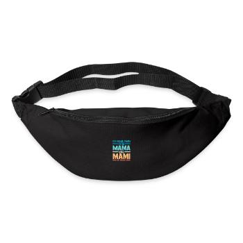 Mutter Stiefmutter Muttertag Mama - Gürteltasche - Schwarz - Vorne