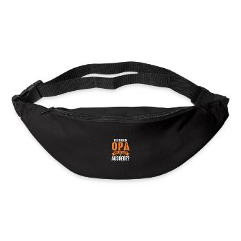 Großvater Uropa Urgroßvater Opa - Gürteltasche - Schwarz - Vorne