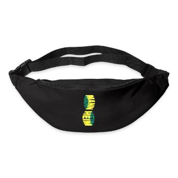 Mannheim Germany City Skyline Font Colorful - Bum bag - black - Front