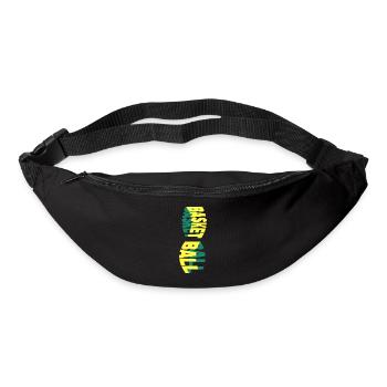 Basketball Basketballer Sport Fan Schrift Bunt - Gürteltasche - Schwarz - Vorne