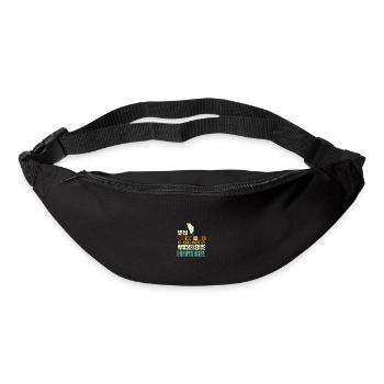 Altenpflegerin Geschenk Altenpflege - Kann nicht - Gürteltasche - Schwarz - Vorne