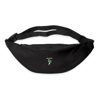 south america map, south america apparel - Bum bag - black - Front