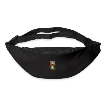 1. Klasse Schulkind Schulanfang Einschulung - Gürteltasche - Schwarz - Vorne