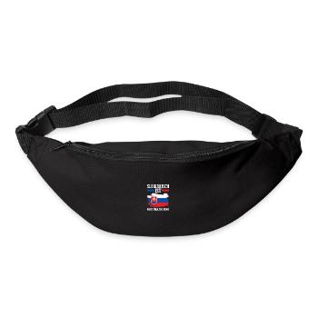 Slowaken Slowakei - Gürteltasche - Schwarz - Vorne