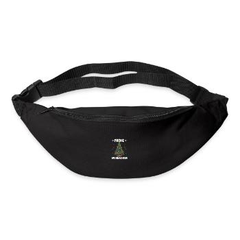 Merry Christmas Pretzels Christmas Tree - Bum bag - black - Front