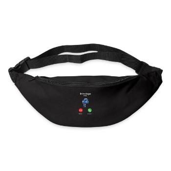 appel du bricolage - Sac banane - noir - Devant