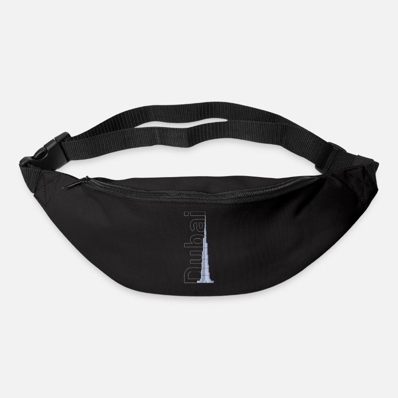 Dubai Skyline – Burj Khalifa - Bum bag - black