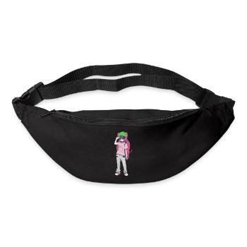 Fille - Sac banane - noir - Devant