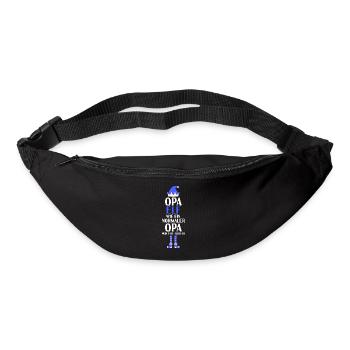 Opa Elf Opas Geschenk - Gürteltasche - Schwarz - Vorne