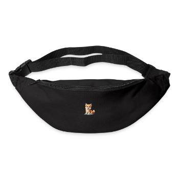 Niedlicher kleiner Hund - Gürteltasche - Schwarz - Vorne
