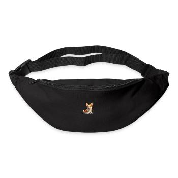 Niedlicher kleiner Hund - Gürteltasche - Schwarz - Vorne