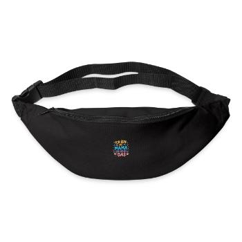 Mama Muttertag Geschenk Beste Mama Baby - Gürteltasche - Schwarz - Vorne