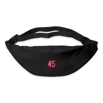 Bande dessinée à 45 numéros - Sac banane - noir - Devant